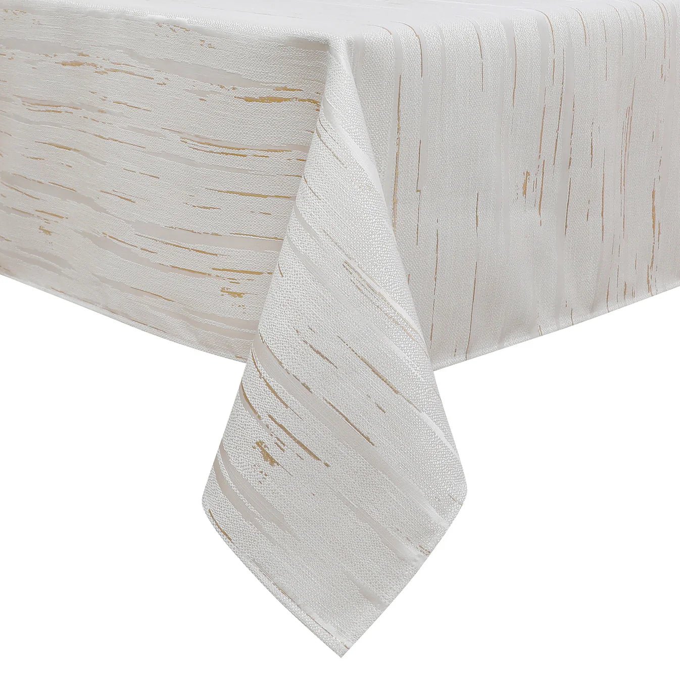 TC1391_6 Stratus Gold Tablecloth Jacquard - Image 1