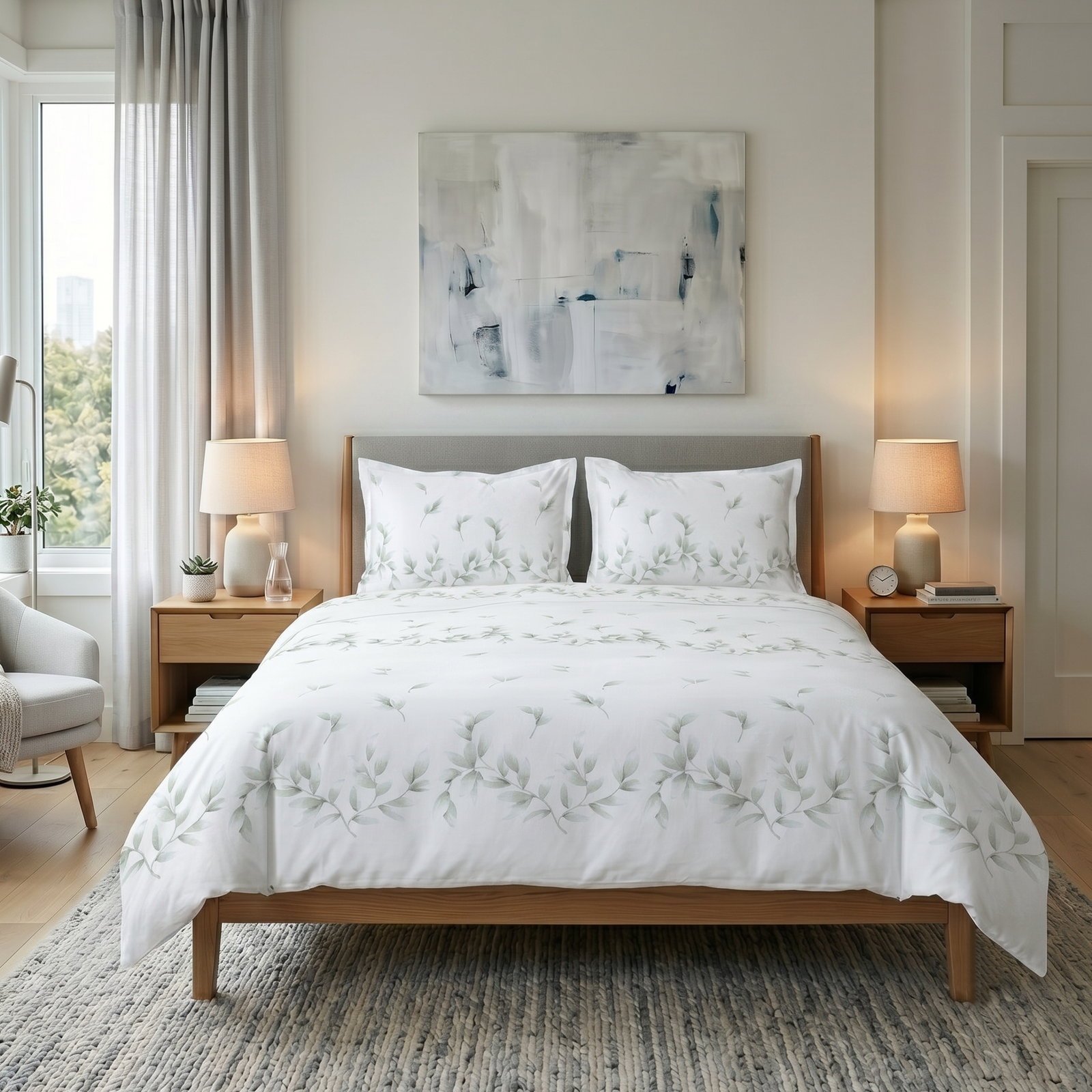 gdd Venezia Green 4 Piece Bedding Set - Image 1
