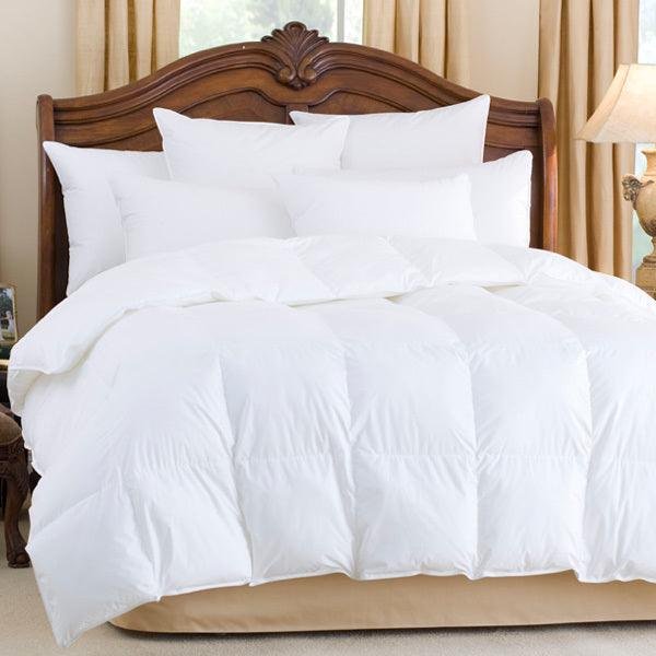 nirvana-700-fill-power-white-goose-down-quilt-elegant-linen Nirvana 700 Fill Power White Goose Down Quilt - Image 1